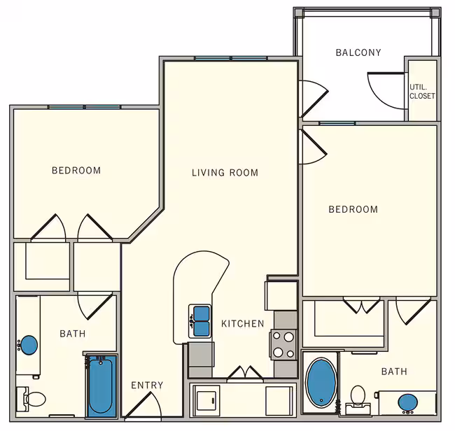 Unit 4308 1308 floor plan